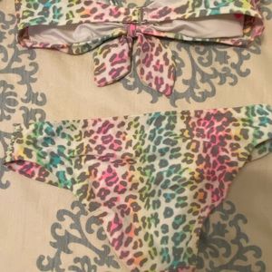 Victoria Secret Bandeau bikini set.